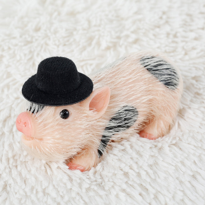 Motty' The Spotted BABY Mini Silicone Piglet